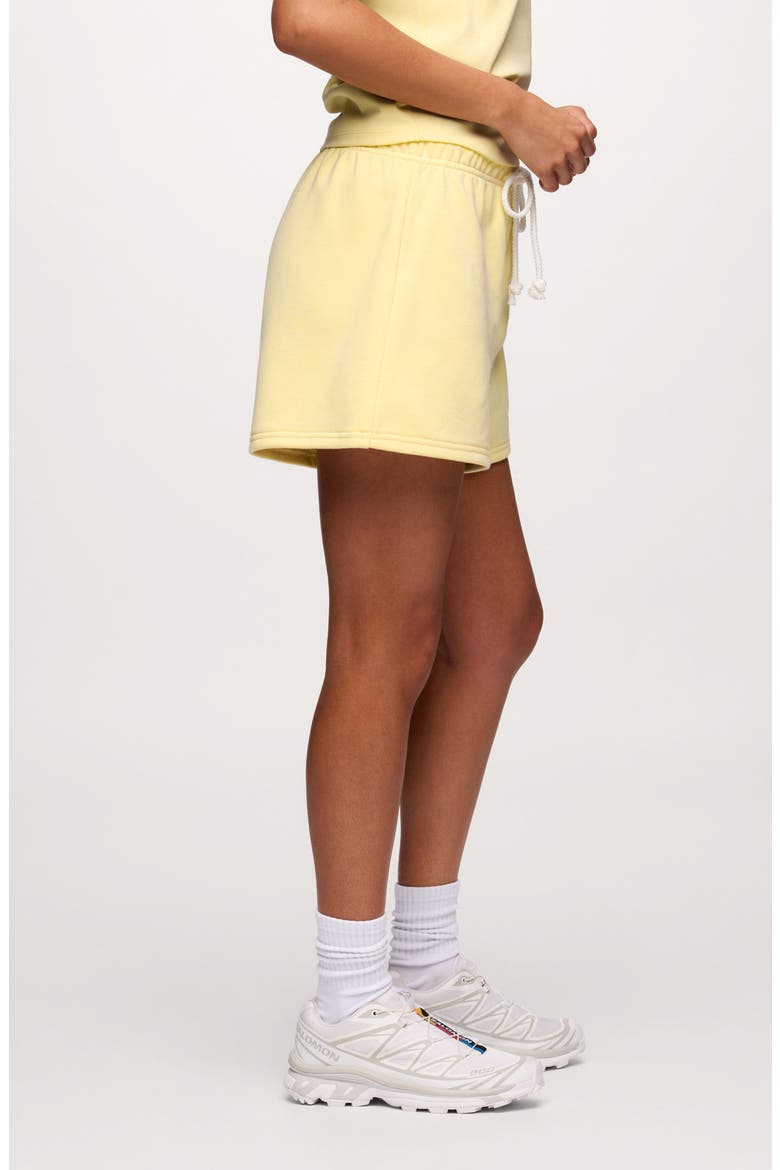 French Terry Shorts, Alternate, color, LEMON