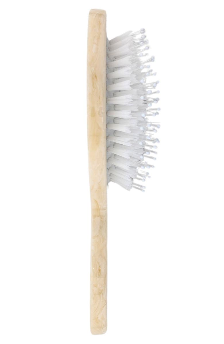 Solar Eclipse Hand Painted New York Handbag Hero Brush, Alternate, color, Cream