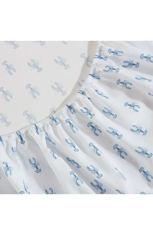 Nautica Nantucket Lobster Print Microfiber Sheet Set In White