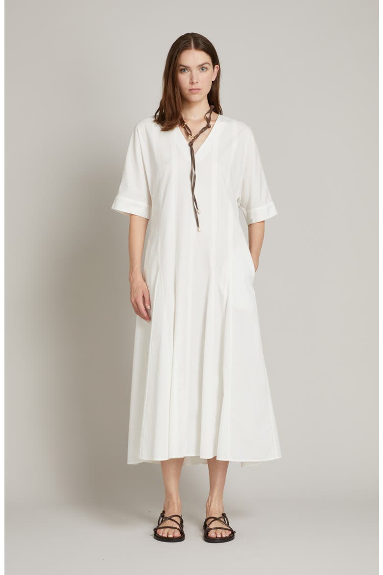 Panino Cotton Maxi Dress, Alternate, color, OPTICAL WHITE