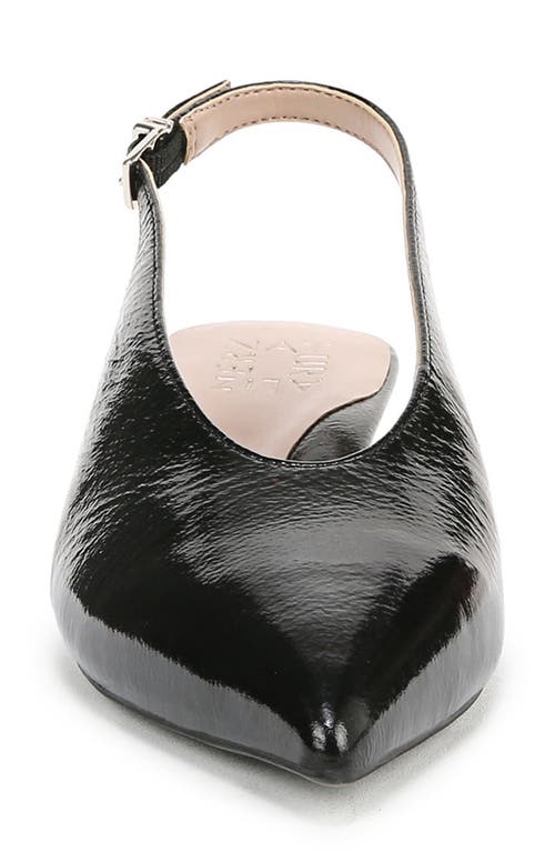 Naturalizer Nicolette Slingback Pointed Toe Kitten Heel Pump In Black