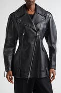 Givenchy Cocoon Crop Leather Biker Jacket