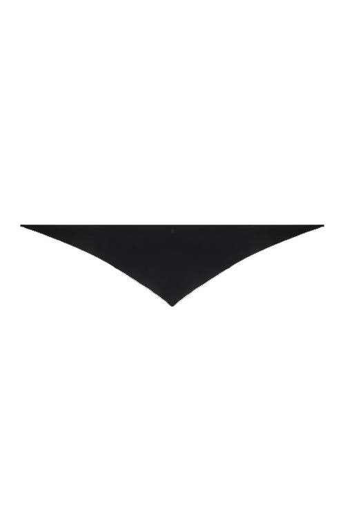 Sandro Ribbed Wool Scarf In Black