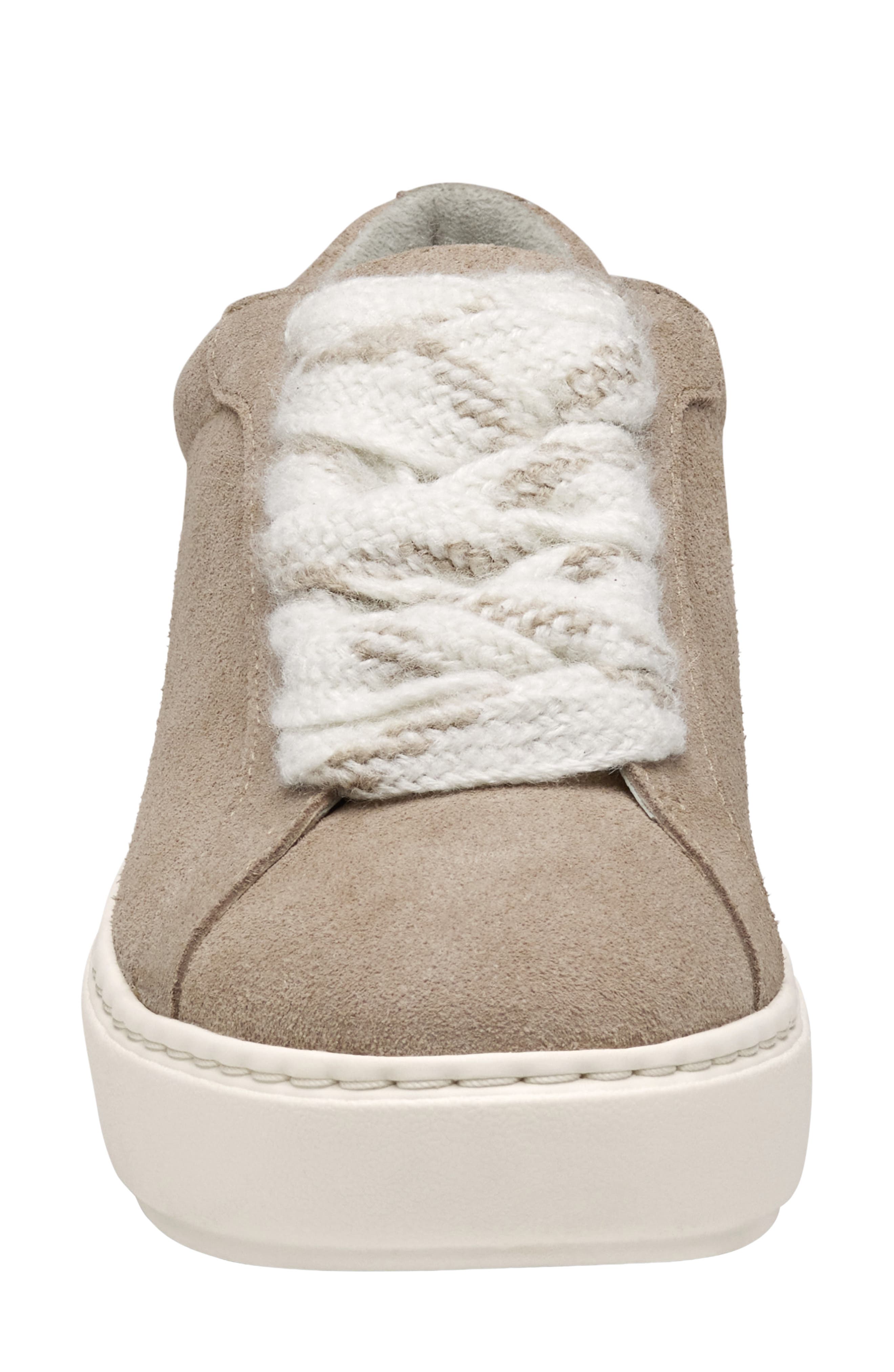 Johnston & Murphy Cammie Low Top Sneaker, Alternate, color, Taupe Suede