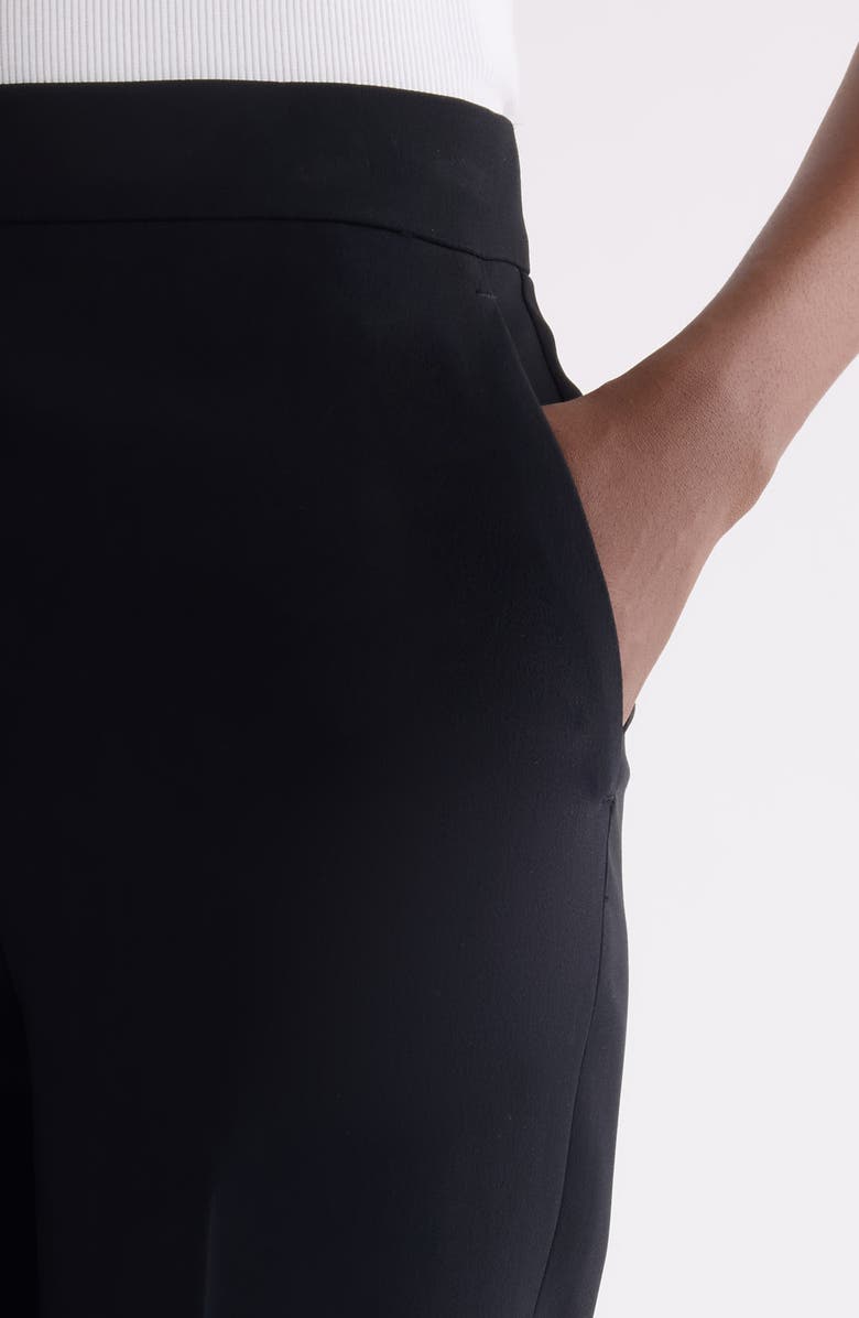 Givenchy Slim Wool Ankle Pants, Alternate, color, Black