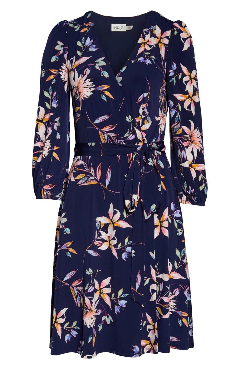 Eliza J Fit & Flare Dress, Alternate, color, 