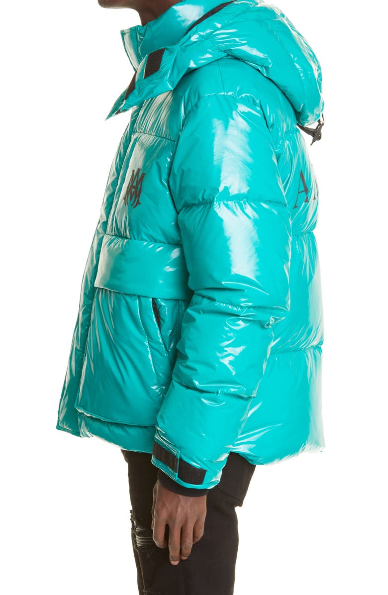 AMIRI M.A. Logo Down Puffer Jacket, Alternate, color,