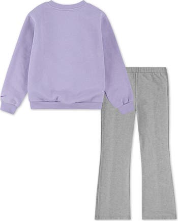 Kids' New Impressions Crewneck Top & Flared Leggings Set