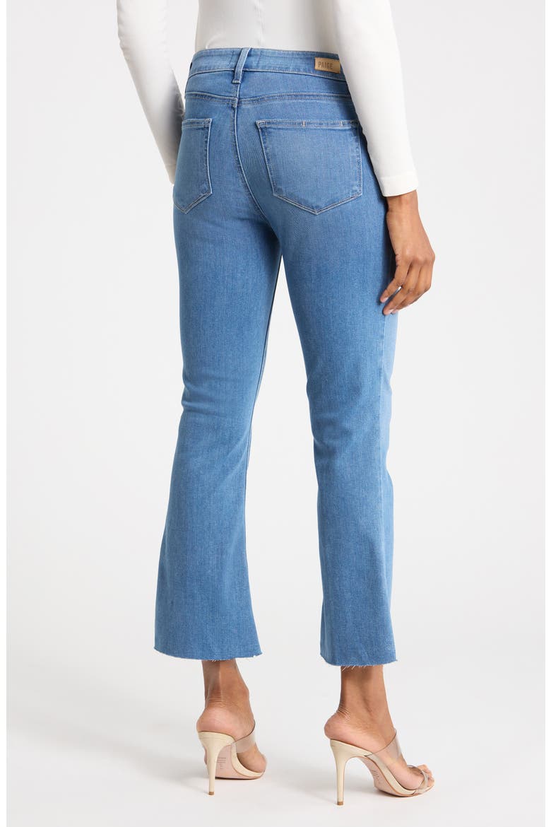 Rory Raw Hem Crop Flare Leg Jeans, Alternate, color, LINA