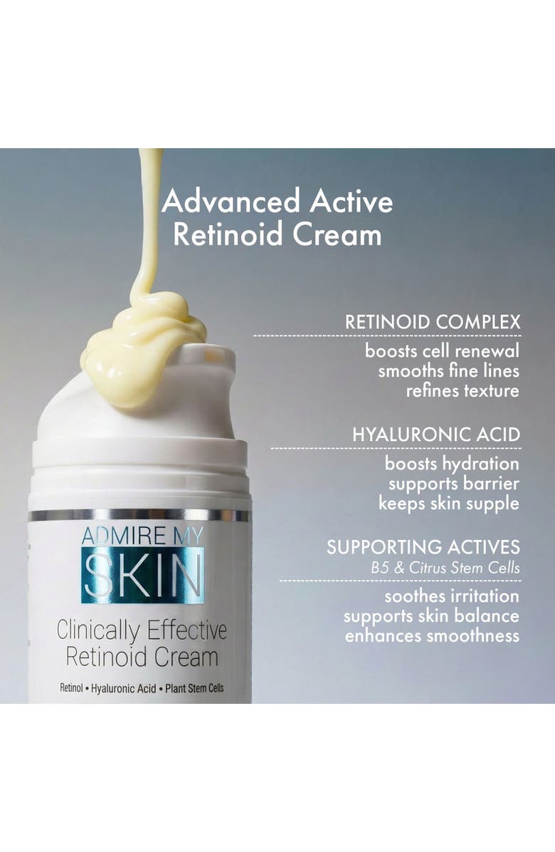 Admire My Skin Clinically Effective Retinoid Cream, Alternate, color, Clear