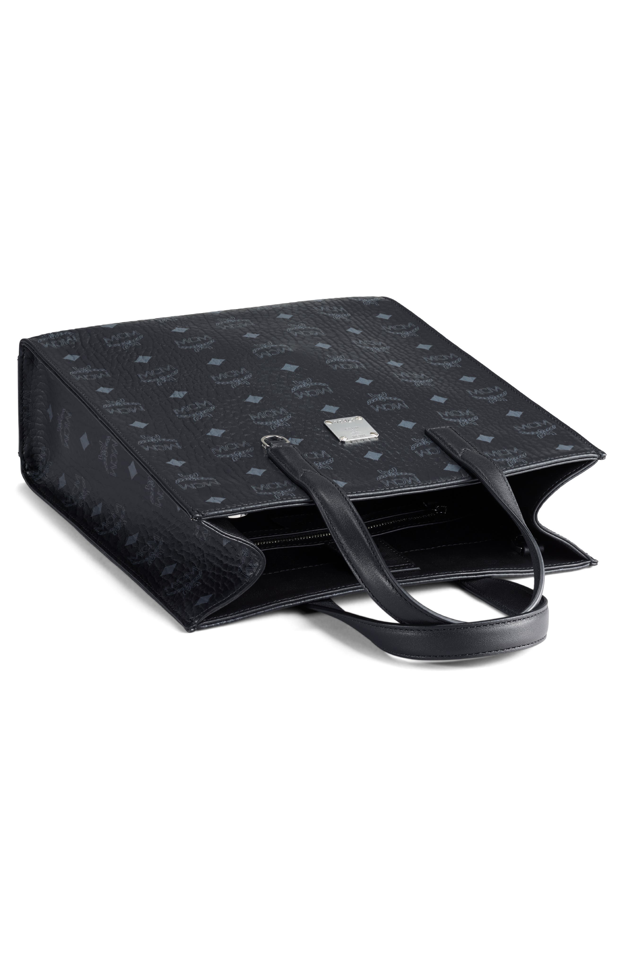 MCM Veritas Small Tote Bag, Alternate, color, 