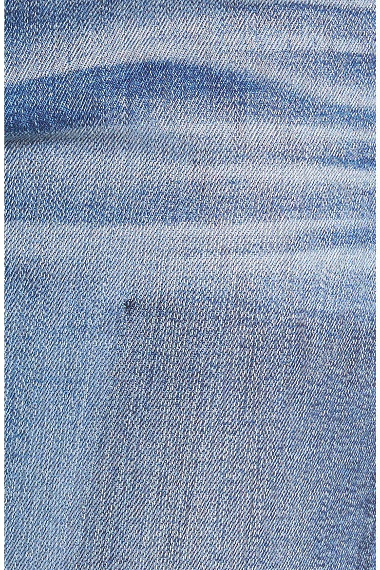 7 For All Mankind® Ankle Skinny Jeans, Alternate, color, LIGHT PATCH DENIM