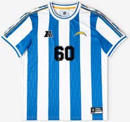 FANATICS Youth Fanatics Blue/White Los Angeles Chargers Football x Football Fan Top