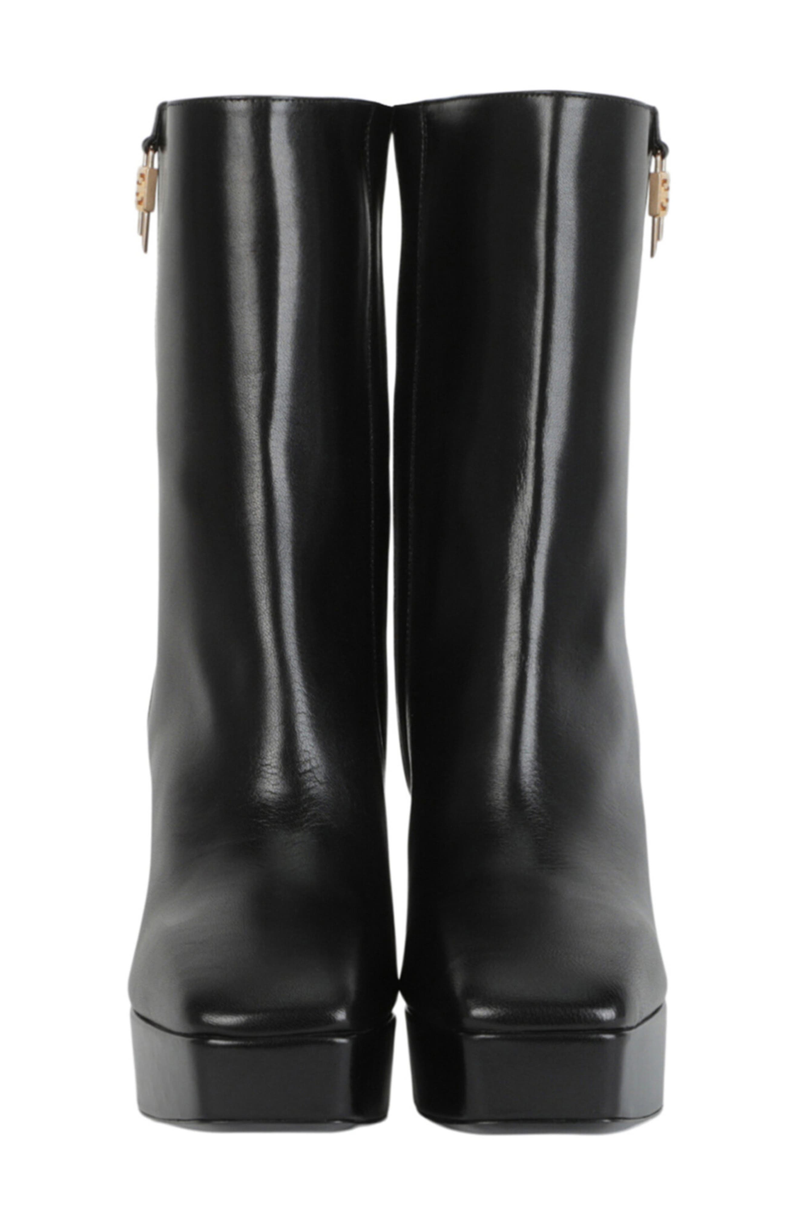 Givenchy G Lock Platform Leather Boot, Alternate, color, 