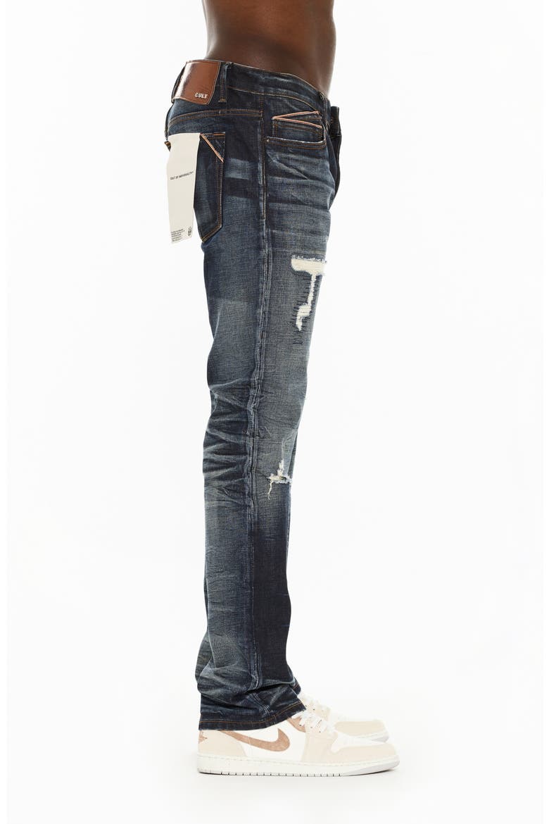 Rebel Distressed Straight Leg Jeans, Alternate, color, LEXIE