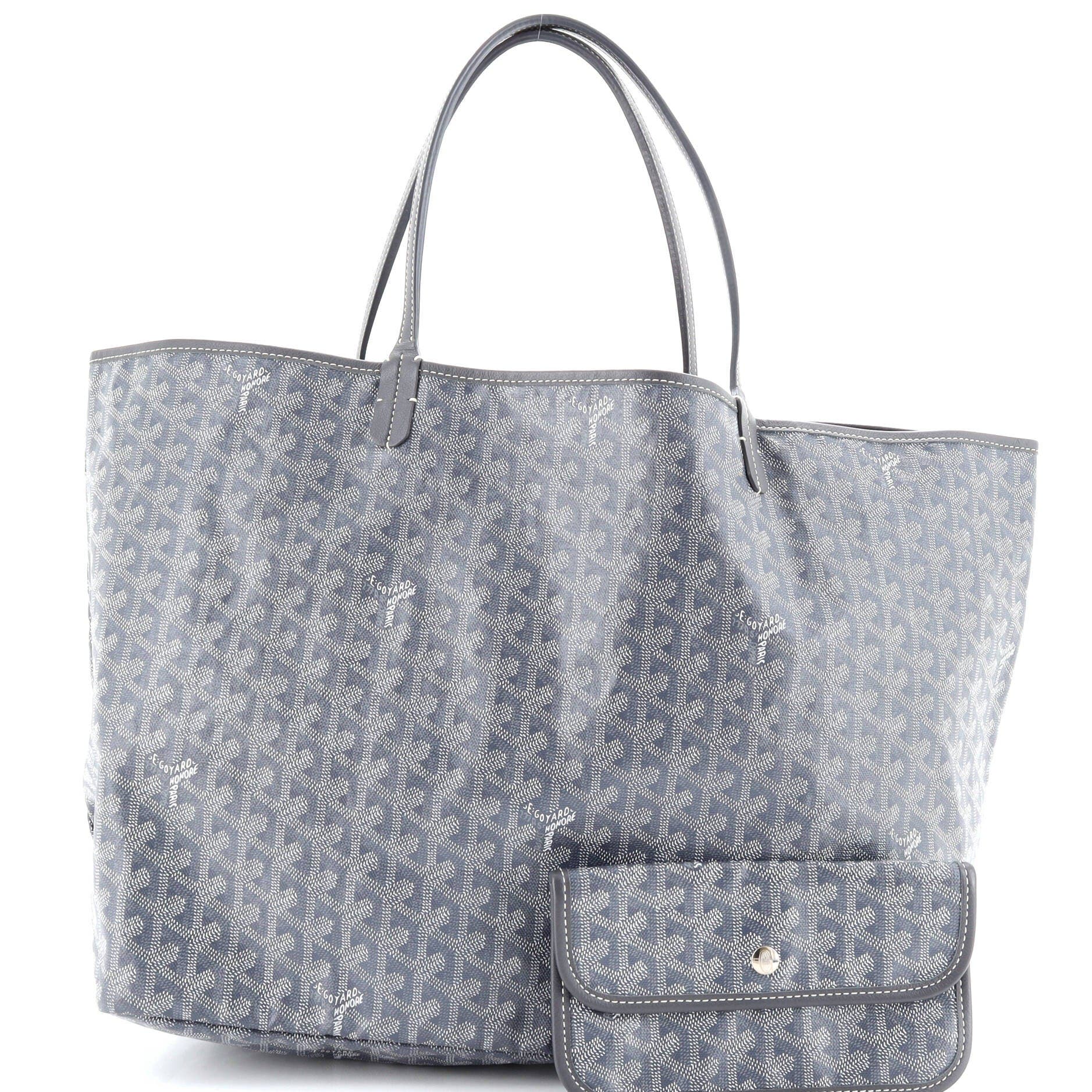 Pre-Owned Goyard Saint Louis Tote Coated Canvas GM, Alternate, color, Gray