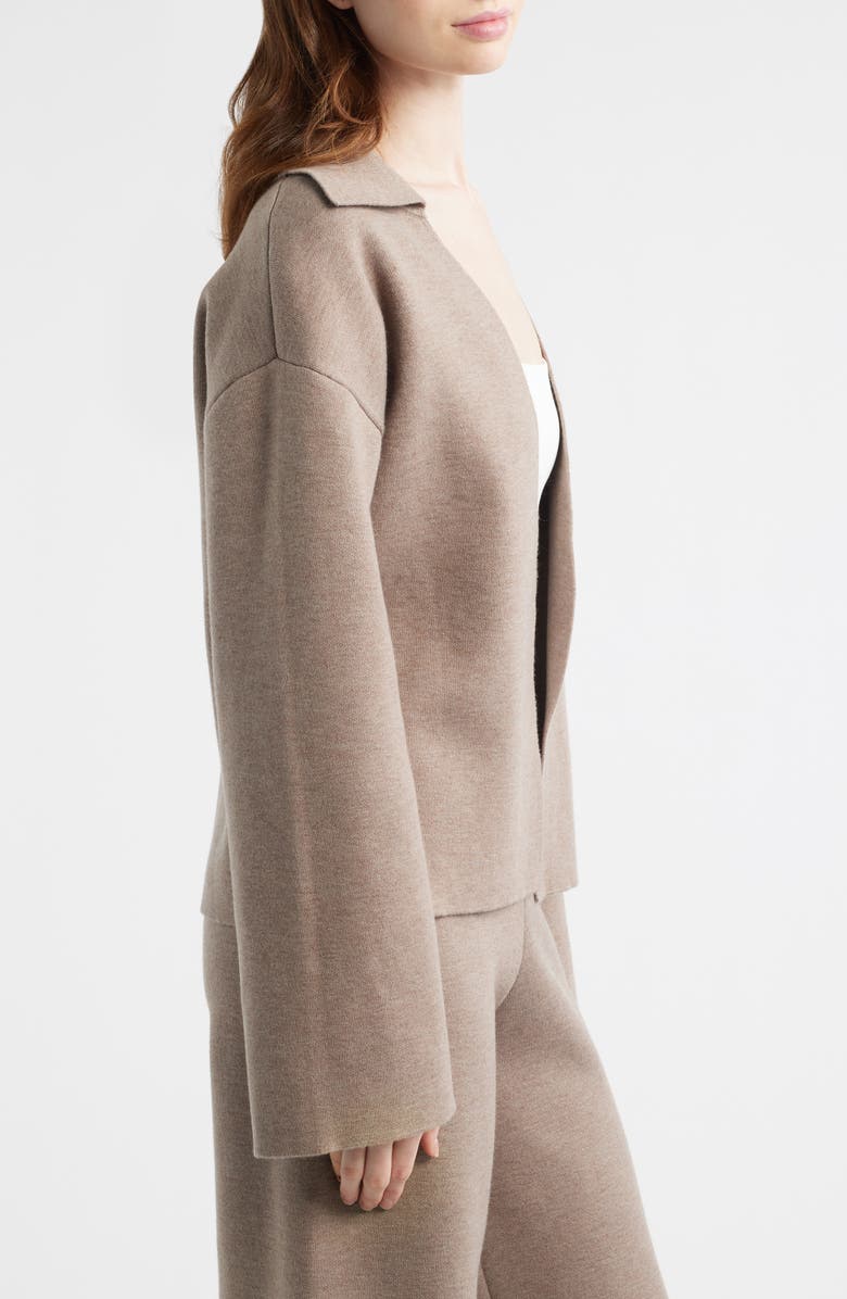 HOUSE OF CB Fallon Contour Belted Cardigan, Alternate, color, Taupe