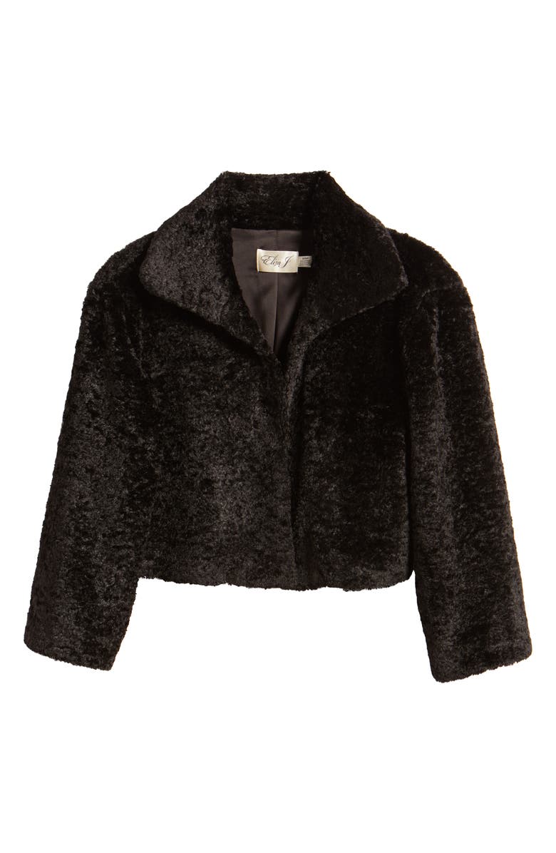 Eliza J Faux Fur Bolero, Alternate, color,