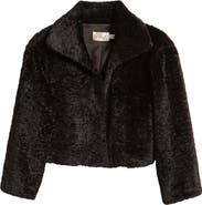 Eliza J Faux Fur Bolero