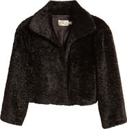 Eliza J Faux Fur Bolero