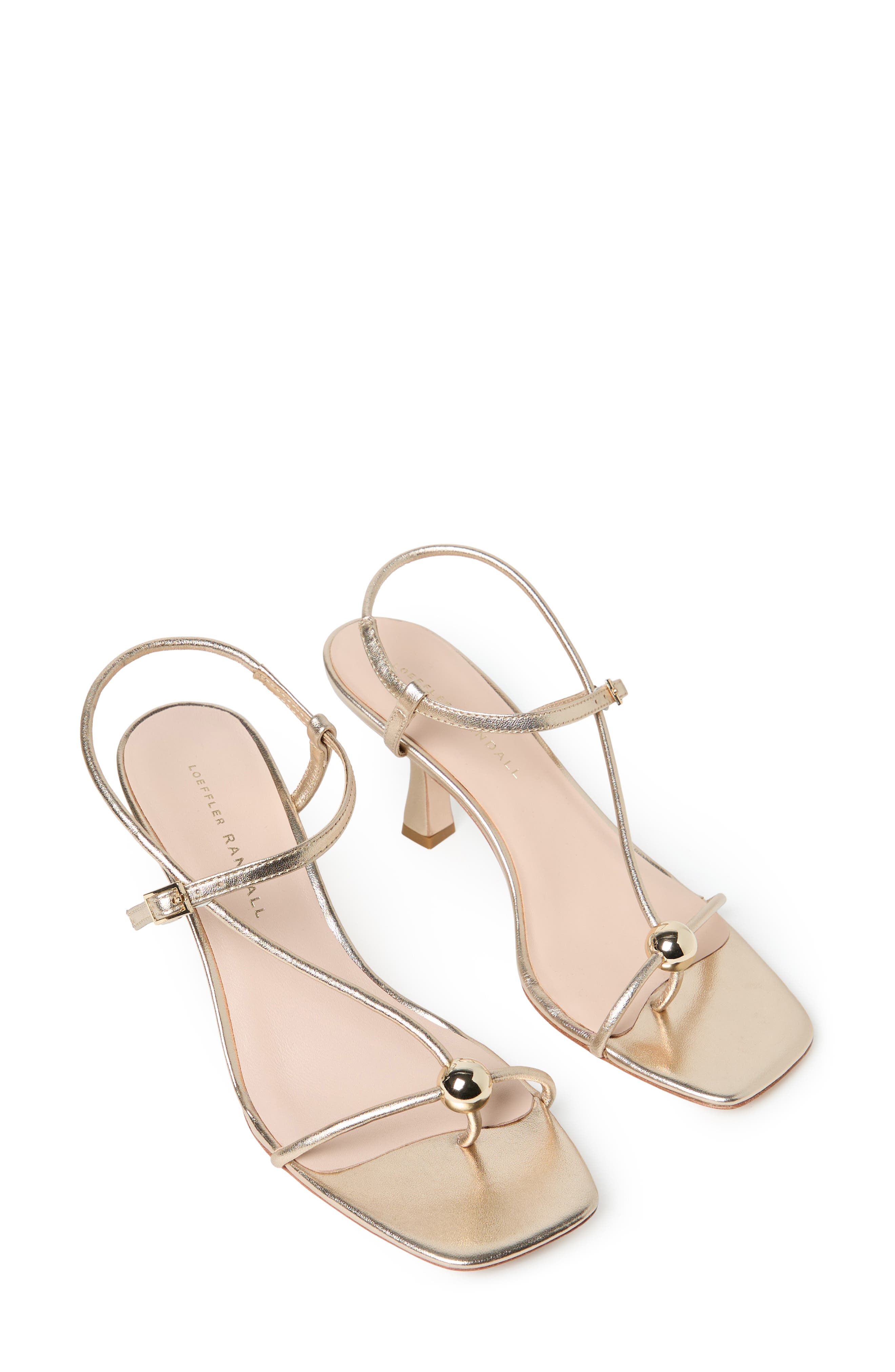 Loeffler Randall Triana Slingback Sandal, Alternate, color, Champagne