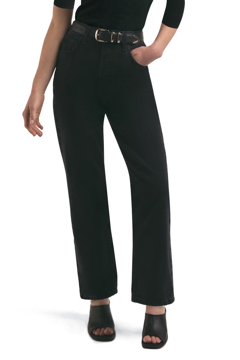 The Otto Super High Waist Boyfriend Jeans, Main, color, ASPHALT
