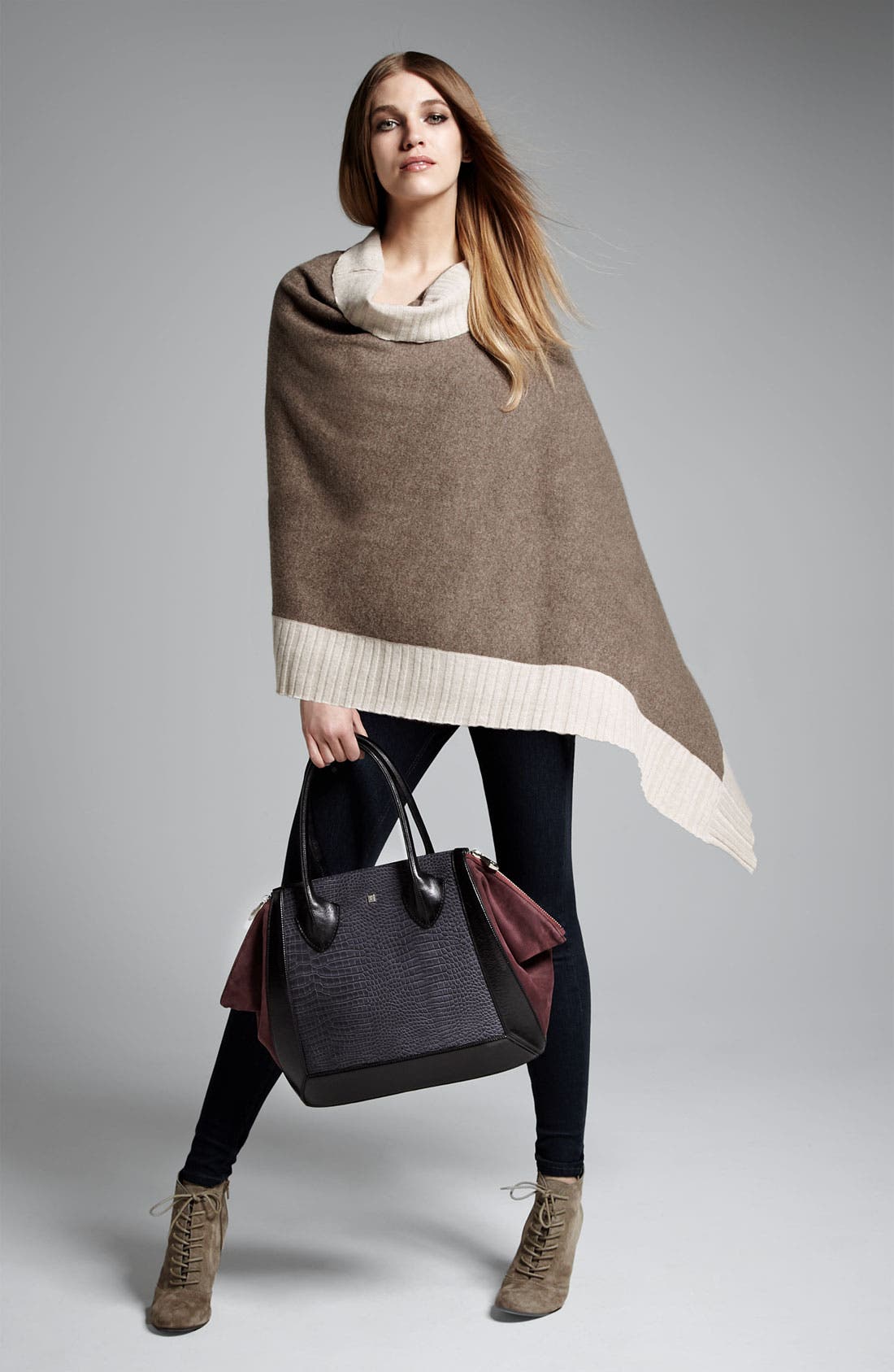 'Prado - Medium' Tote, Alternate, color, ORANGE CROC