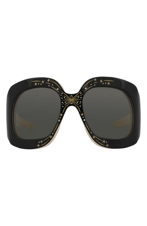 60mm Special Edition Oversize Square Sunglasses