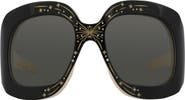Gucci 60mm Special Edition Oversize Square Sunglasses