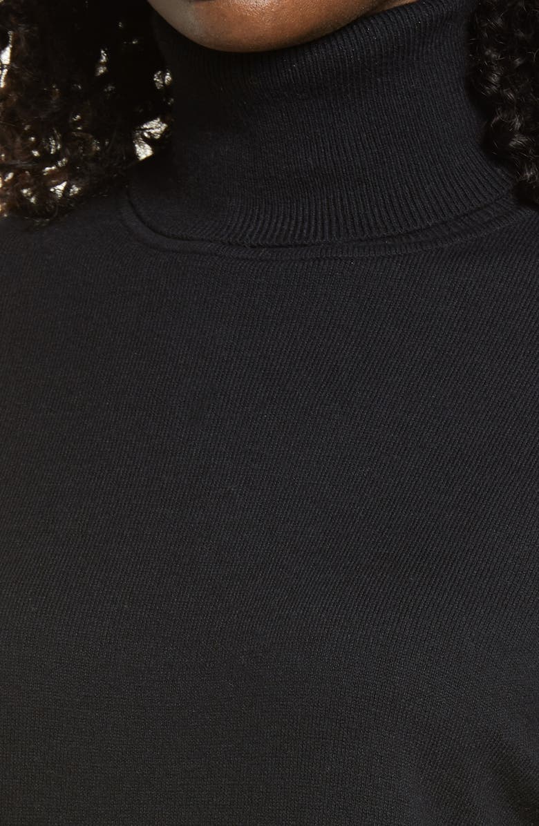 WAYF Morela Long Sleeve Turtleneck Sweater Dress, Alternate, color,