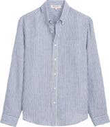 Alex Mill Mill Stripe Linen Button-Down Shirt