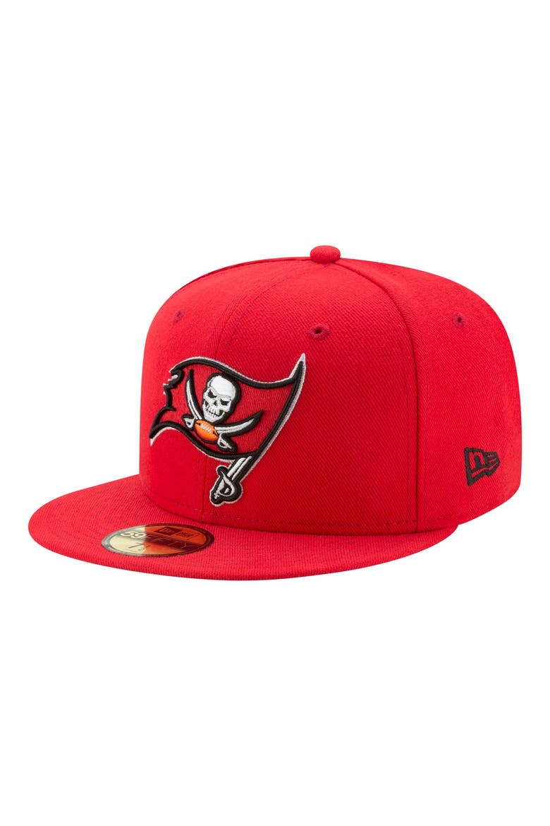 Men's New Era Red Tampa Bay Buccaneers 59FIFTY Fitted Hat, Main, color, Red