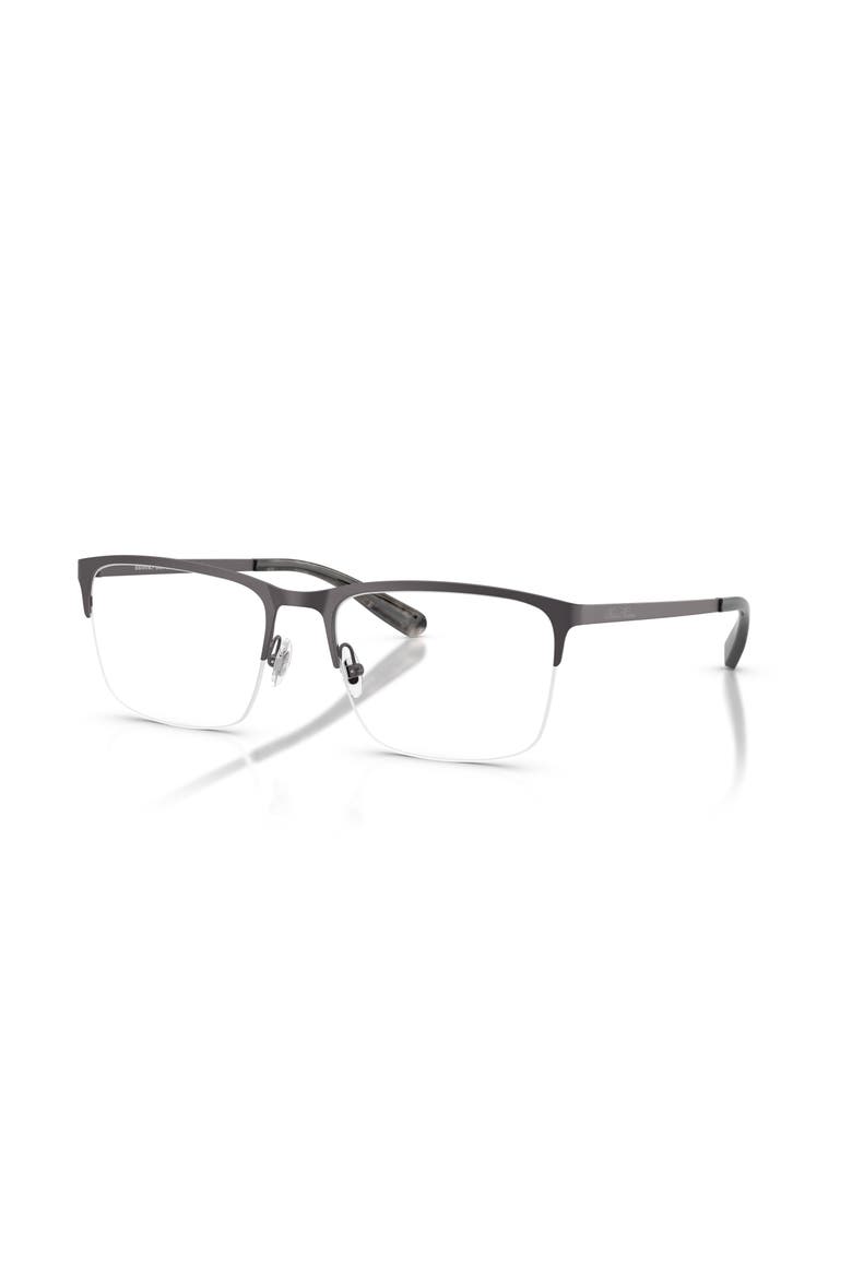 58mm Rectangle optical glasses, Main, color, Grey