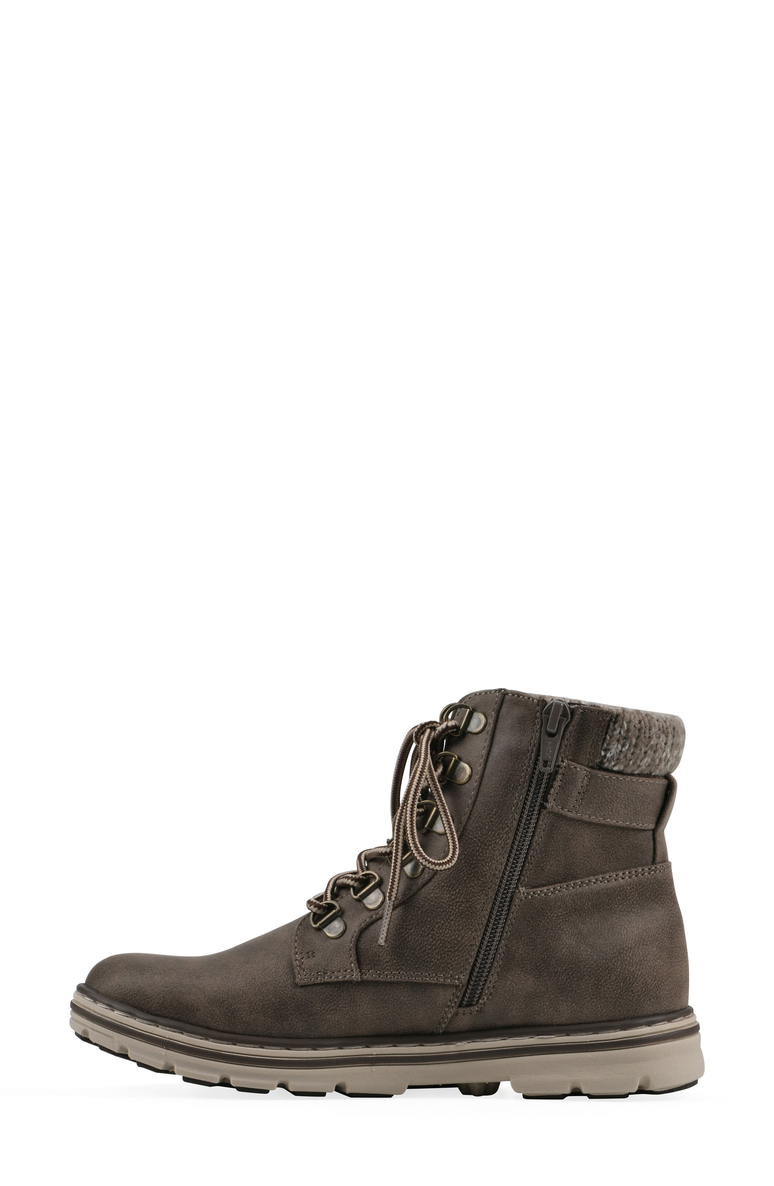 Kimora Hiker Bootie, Alternate, color, STONE FABRIC