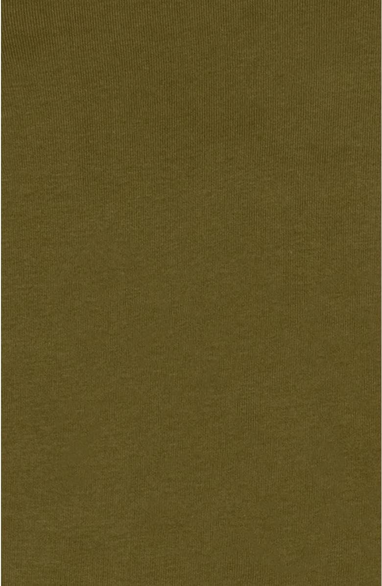 Leveret Kids Two-Piece Solid Cotton Matching Family Pajamas, Alternate, color, Olive