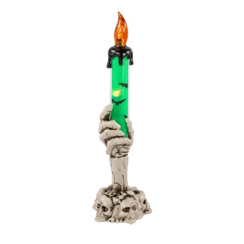 Northlight Led Skeleton Hand Halloween Candles In Multi