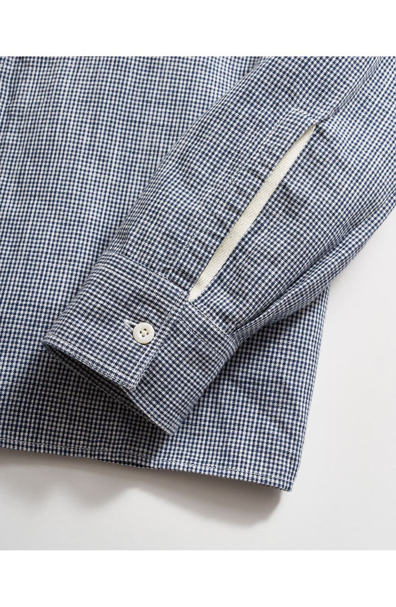 Billy Reid Creek Microcheck Button-Up Shirt, Alternate, color, 