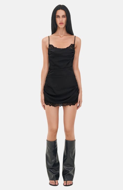 Ow Collection Rudy Mini Dress In Black