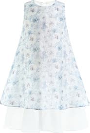Tulleen Floral Sleeveless Layered Dress