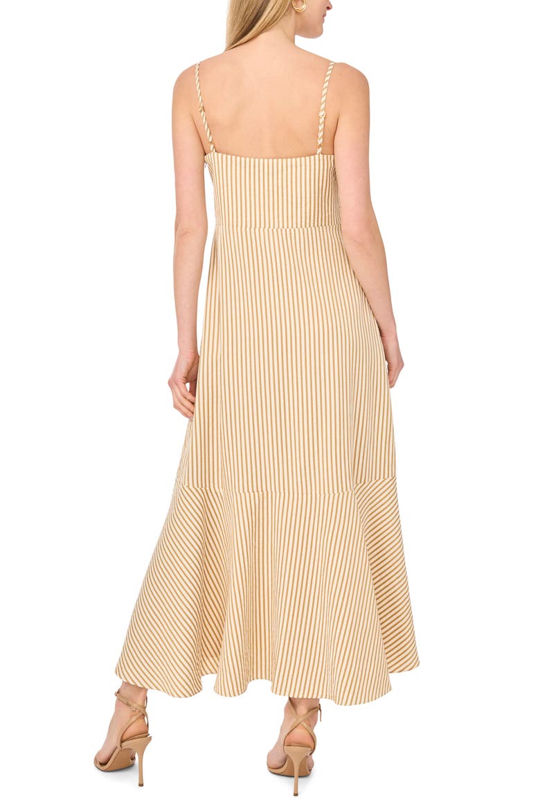 Stripe Sleeveless Ruffle Hem High-Low Midi Dress, Alternate, color, WILD DAISY