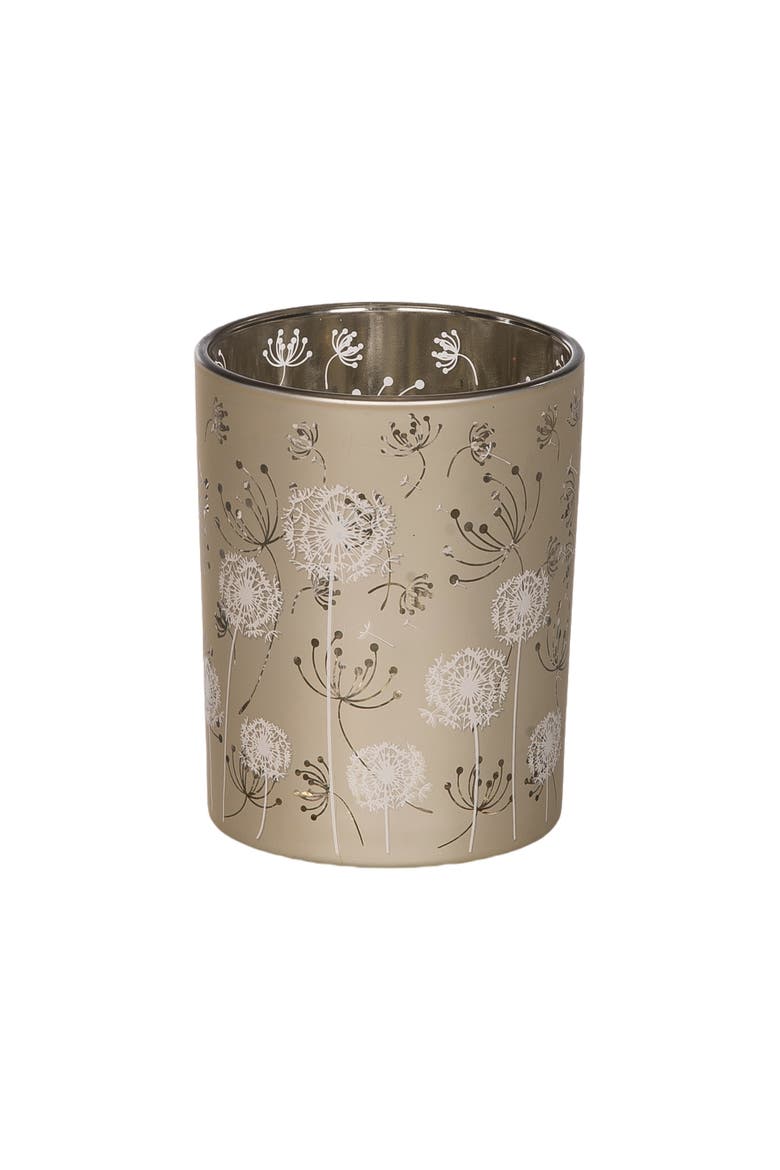 Dandelion Medium Champagne Candle Holder 4.92", Alternate, color, Gold