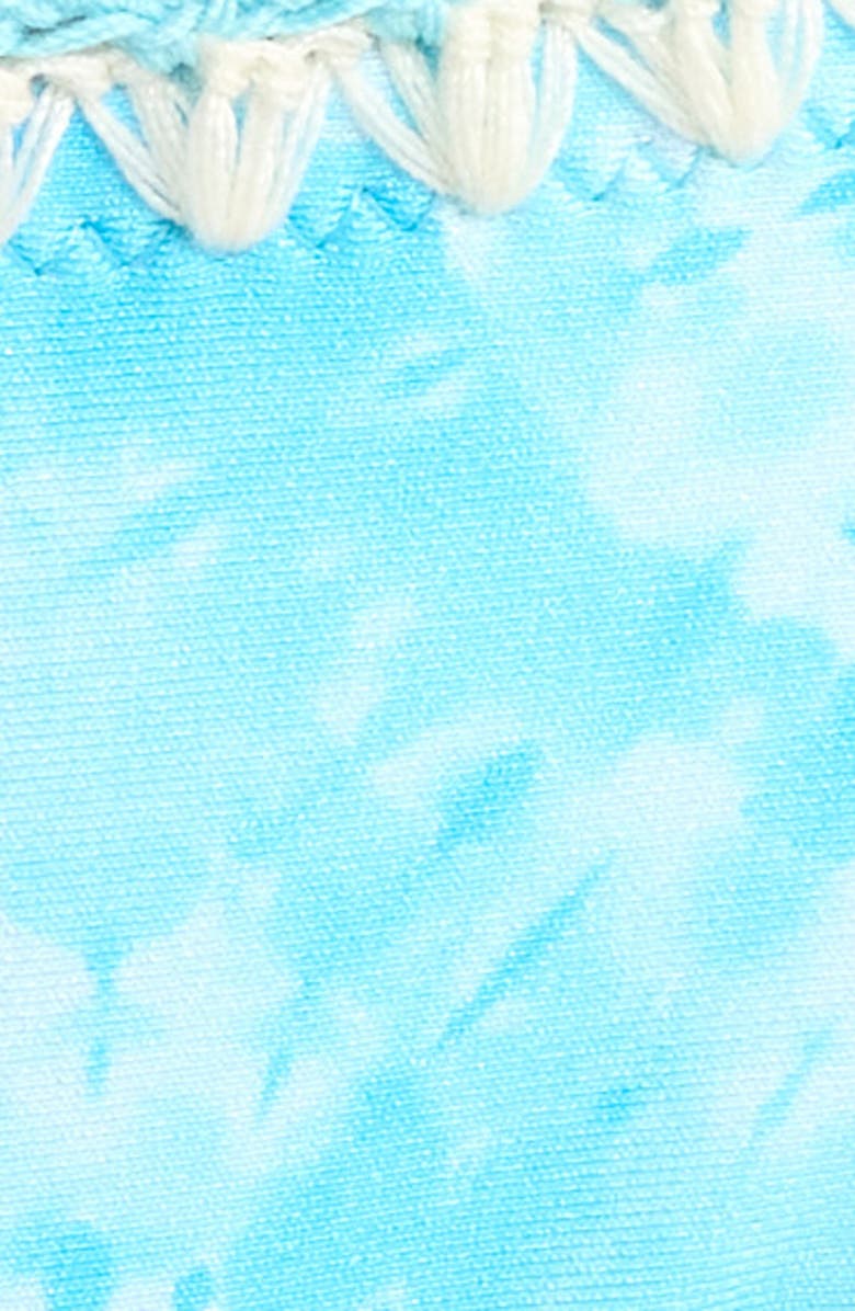 Kulani Kinis Crochet Trim Bikini Bottoms, Alternate, color, Starry Seas