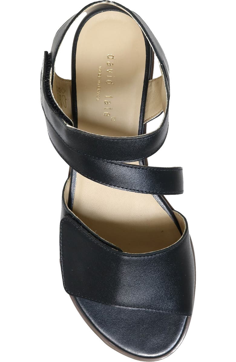 David Tate Theo Ankle Strap Sandal, Alternate, color, Black