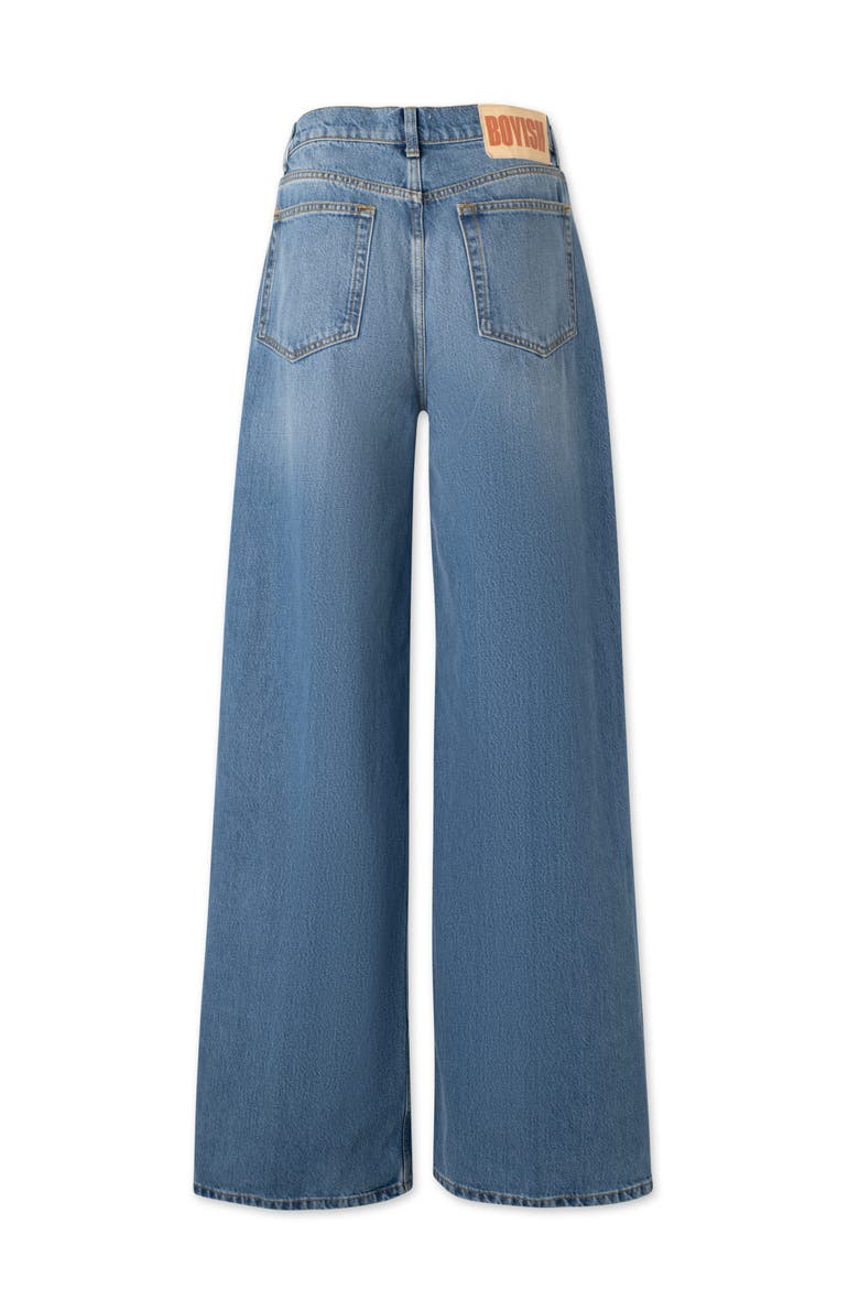 The Jovi Retro Wide Leg High Rise Jeans, Alternate, color, Rio Bravo