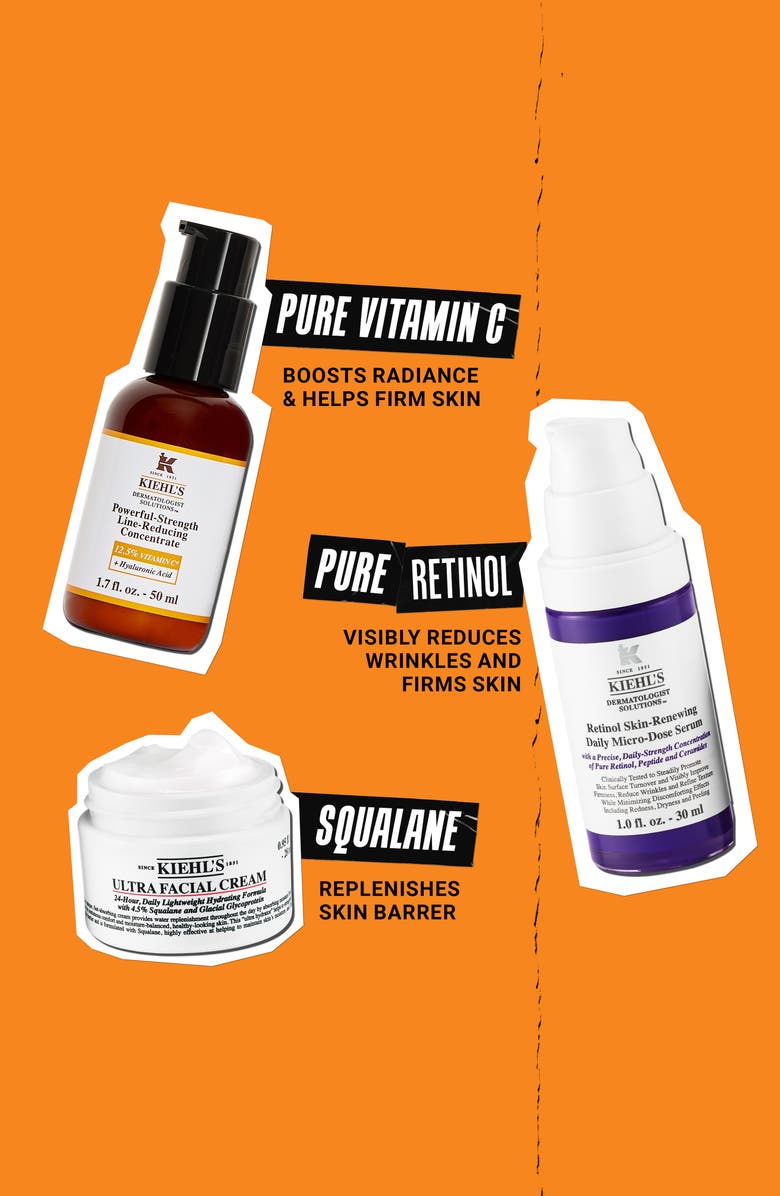 Kiehl's Since 1851 Skin-Smoothing Solutions Gift Set $169 Value, Alternate, color,