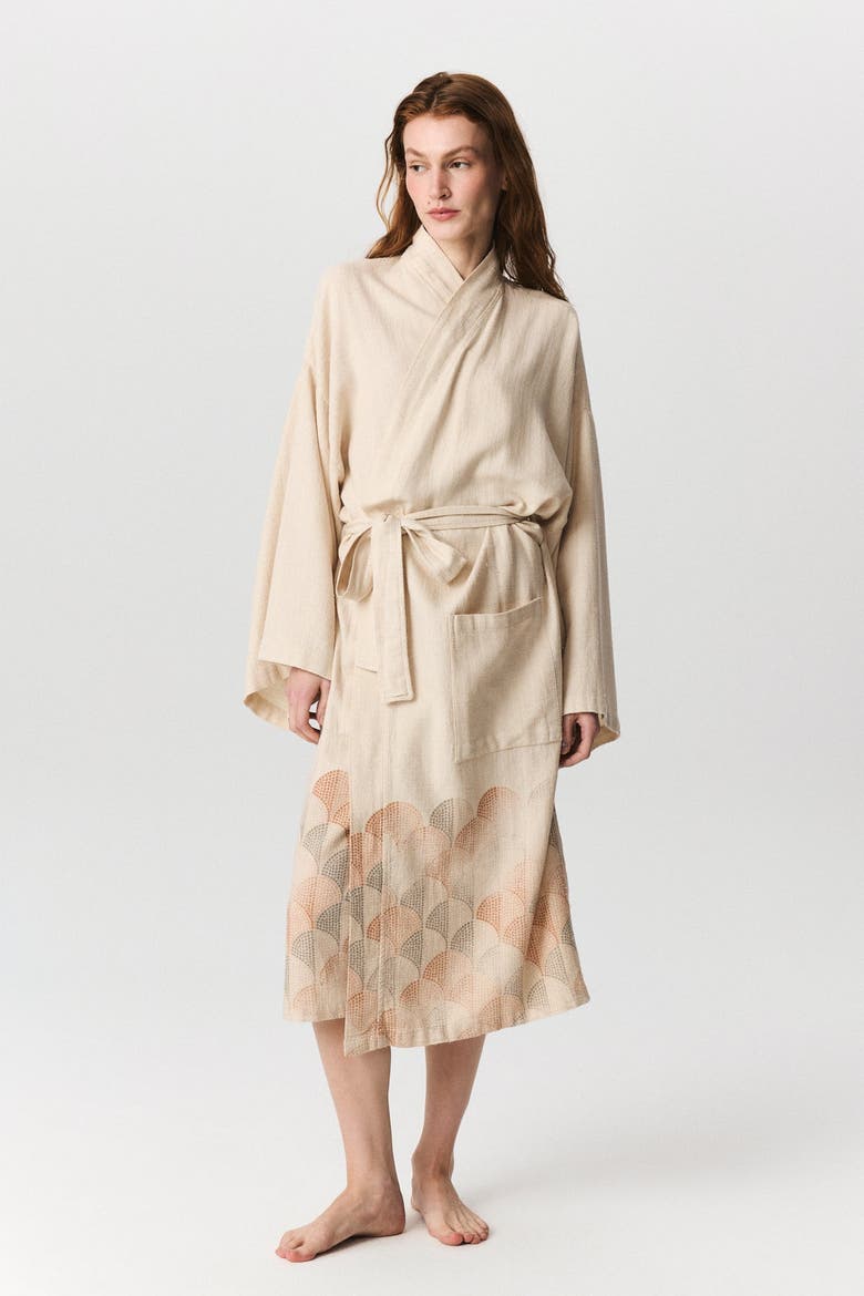 Tessera Bathrobe, Alternate, color, Beige