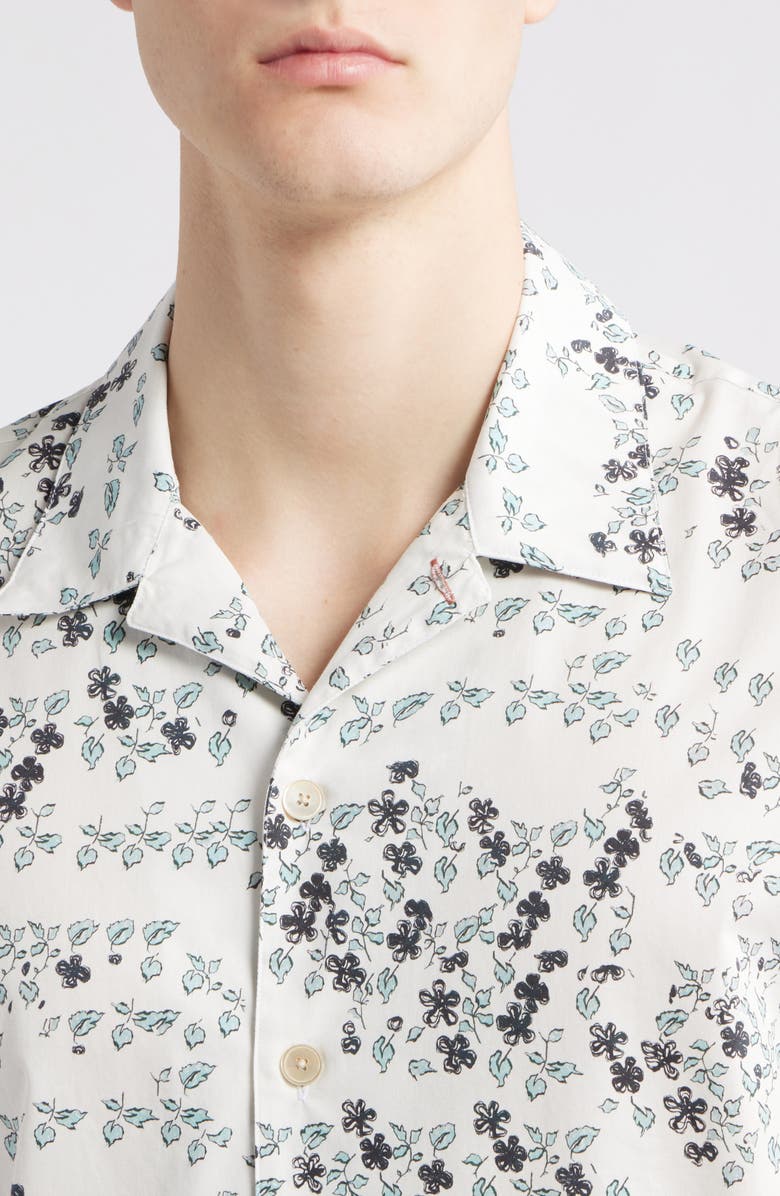 Paul Smith Casual Fit Floral Button-Up Shirt, Alternate, color, 