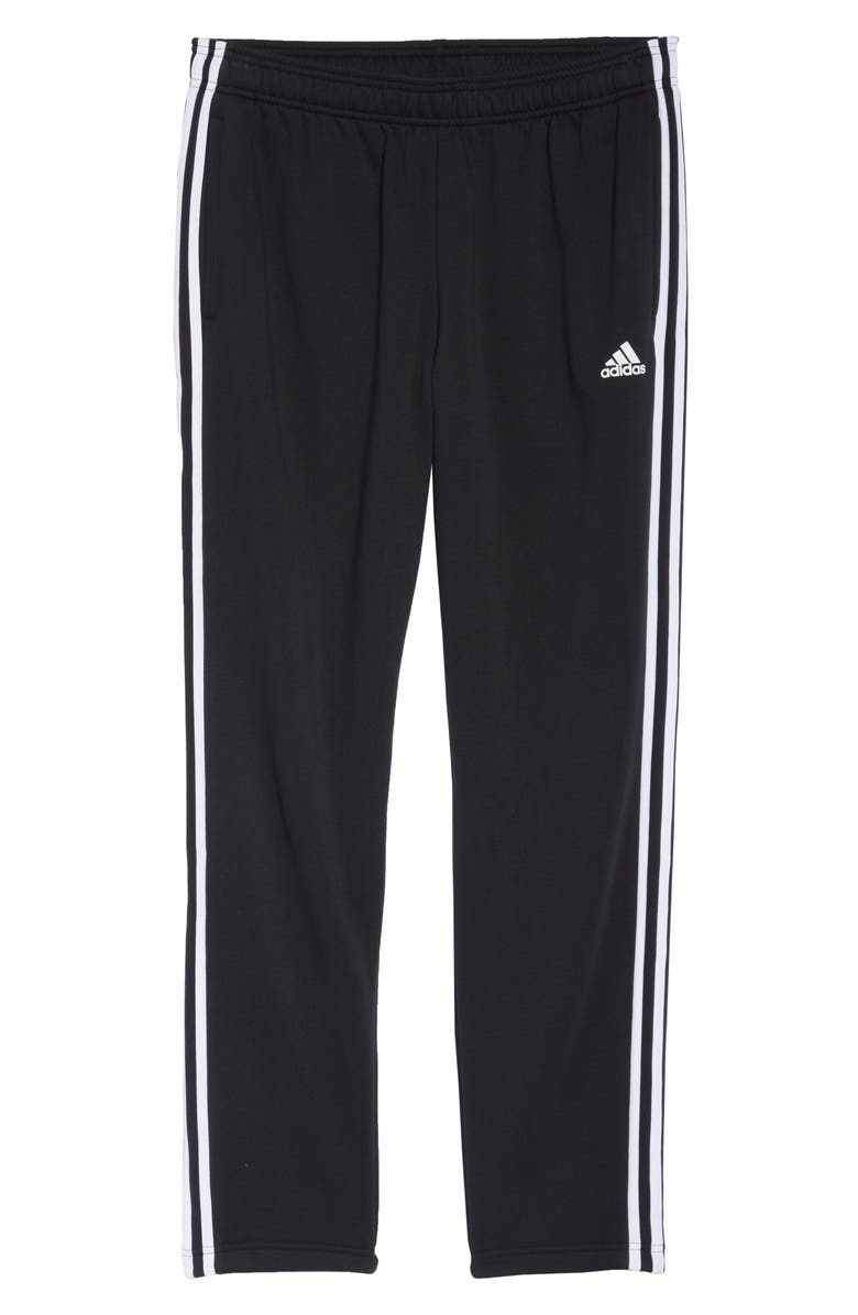 adidas Essentials 3-Stripes Straight Leg Sweatpants, Alternate, color, 