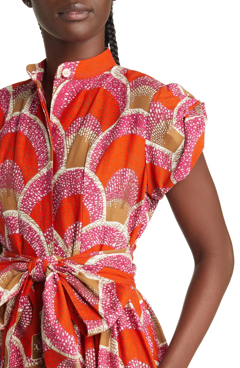 SIKA Gabbi Cotton Midi Dress, Alternate, color, 