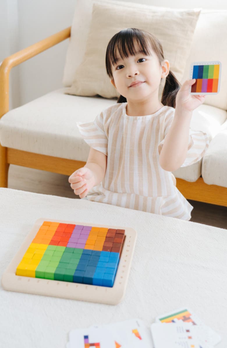 PlanToys<sup>®</sup> Count To 100 Counting Cubes Playset, Alternate, color, Assorted